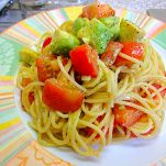 Spaghetti ai frutti esotici