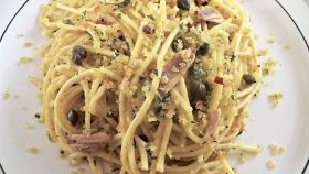 Spaghetti con sardine siciliani