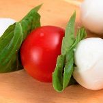 Spiedini di mozzarella