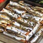 Teglia di alici e patate