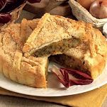 Torta di zucca e radicchio