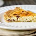 Torta salata di orzo robiola e tarassaco