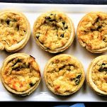Tortini di granchio e ricotta