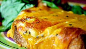 Welsh rarebit con acciughe