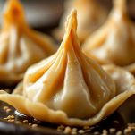 won ton con olio di sesamo