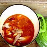Zuppa di pollo allo zenzero