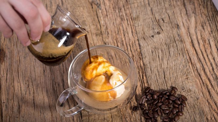 Affogato al caffè