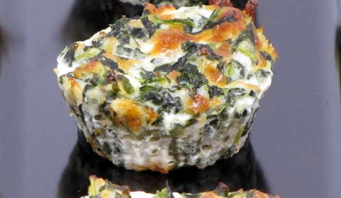 Budino di risotto e spinaci