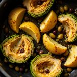 preparazione carciofi alla napoletana