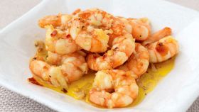 Gamberi all'aglio