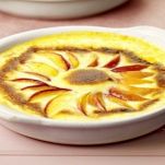 Gratin di pesche
