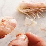 Insalata di gamberi e radicchio