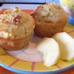 Muffin con mele e noci
