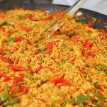 Paella primavera