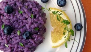 Risotto ai mirtilli