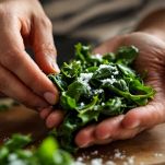 La salatura degli spinaci