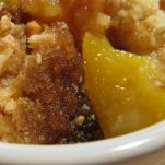 Sorbetto alla pesca e Campari