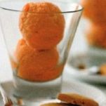 Sorbetto alla pesca e Campari