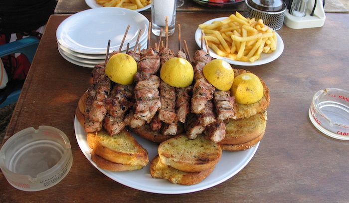 Souvlaki di agnello