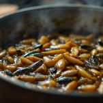 preparazione degli alici per la ricetta con gli spaghetti