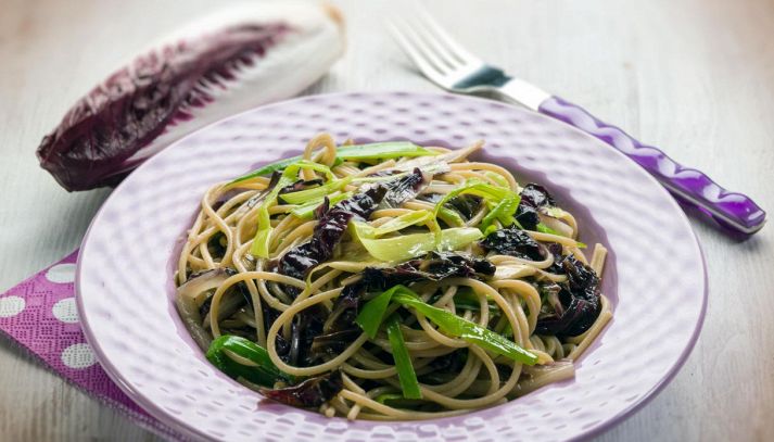 Spaghetti al radicchio