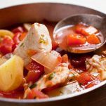 Stufato di pesce alla ligure