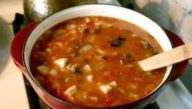 Zuppa di pesce alla ligure