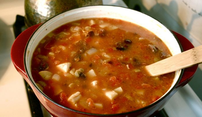 Zuppa di pesce alla ligure