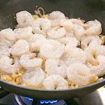 Sugo di gamberetti e zucchine