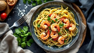 Sugo di gamberetti e zucchine