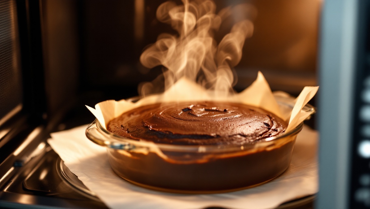 torta al cacao in forno