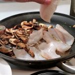 Tortino di pesce e funghi