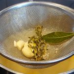 Aspic di scorfano con ortaggi