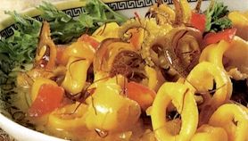 Calamari allo zafferano