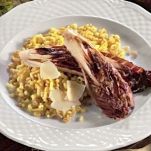 Cereali misti con zafferano e trevisana