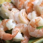 Crostoni con gamberetti e gorgonzola