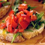 Crostoni con pomodorini