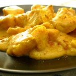 Crostoni di polenta al curry