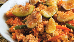 Couscous con ortaggi e fichi