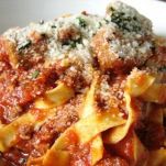 Fettuccine con salsiccia