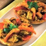 Friselle con frutti di mare