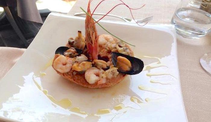 Friselle con frutti di mare