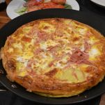 Frittata mortadella e caciotta