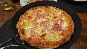 Frittata mortadella e caciotta