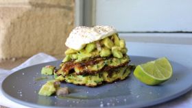 Frittelle zucchine e menta