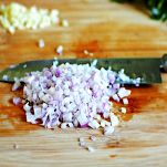 Insalata di radicchio con pere e gorgonzola