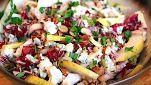 Insalata di pere, radicchio e gorgonzola