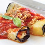 Involtini melanzane e mortadella