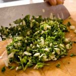 Nidi di patate con erbette