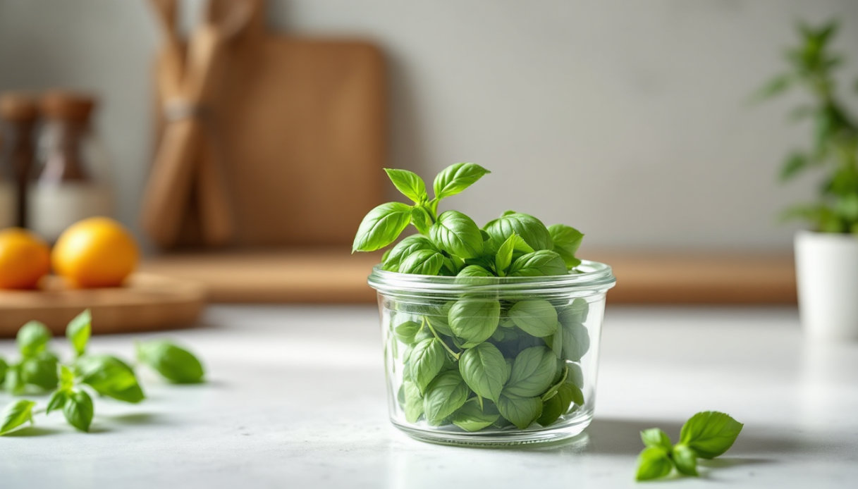 Olio al basilico